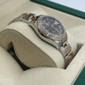 RLX Datejust m278381-0029/0030 Slate Roman Diamond Dial Diamond-Set Bezel 31mm