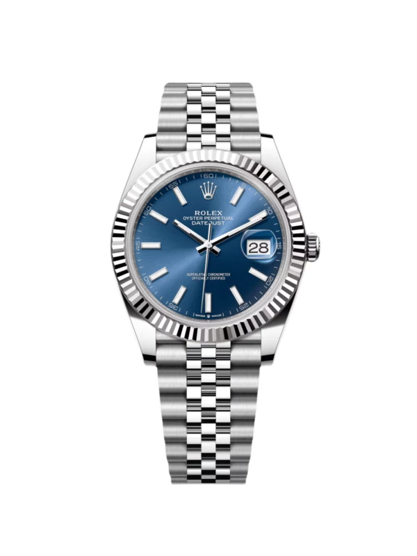 RLX Datejust 41mm 126334 Blue Index Oyster Stainless Steel Men’s Watch