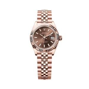 RLX Lady-Datejust 31mm 279175 Chocolate Dial President Everose Gold