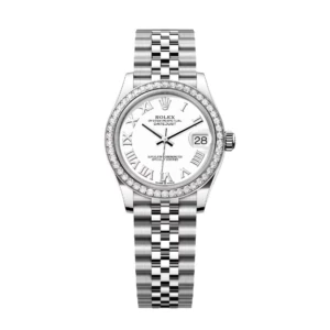 RLX Datejust m278384RBR-0013/0014 White 31mm Dial Oyster Watch