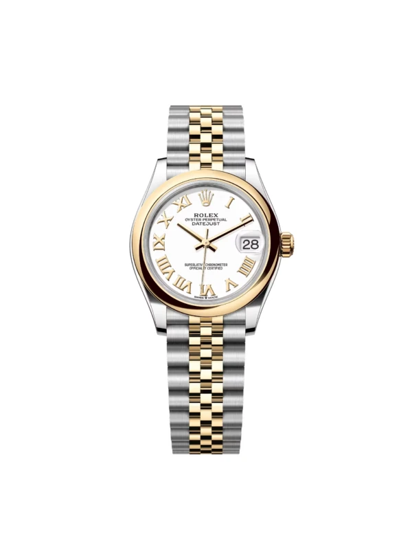 RLX Datejust m278243-0001/0002 31mm White Dial Yellow Rolesor Oyster Watch