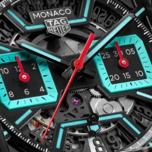 【7A Quality】TAG Heuer Monaco Chronograph 39mm Mens Watch Titanium Turqouise CBL2184.FT6236