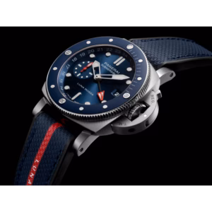 【7A Quality】Panerai Submersible GMT Luna Rossa Titanio 42mm PAM01507