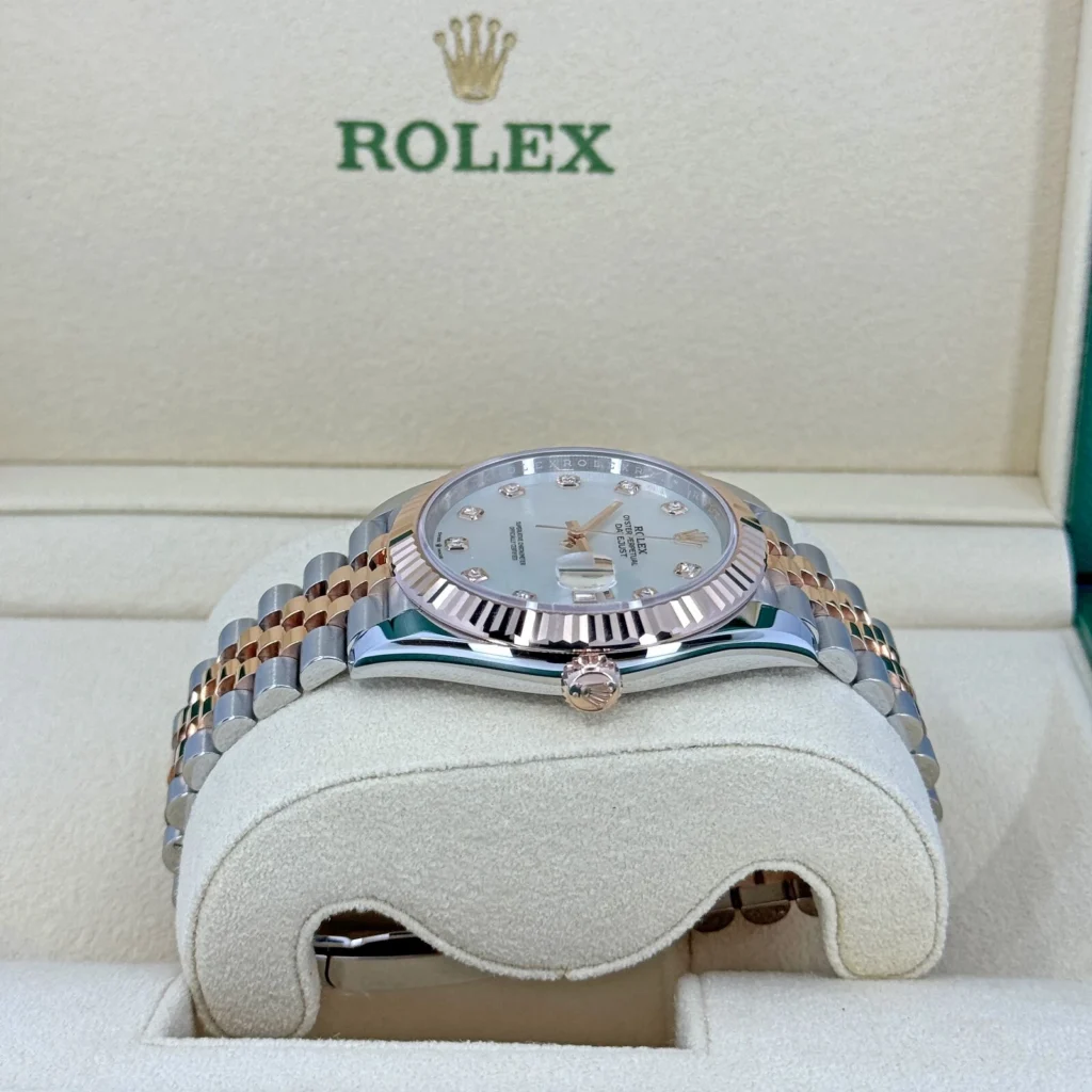RLX Datejust 41mm 126331 MOP Diamond Jubilee Steel and Rose Gold Watch
