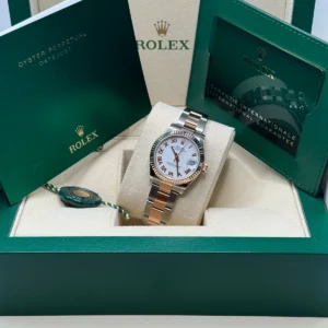 RLX Datejust m278271-0001/0002 White 31mm Dial Oyster Bracelet Watch