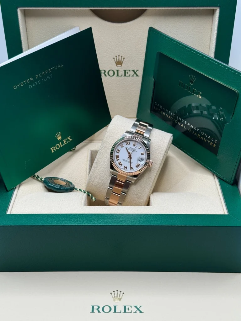 RLX Datejust m278271-0001/0002 White 31mm Dial Oyster Bracelet Watch