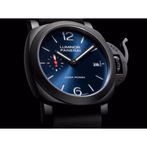 【7A Quality】Panerai Luminor Quaranta Steel DLC Luna Rossa 40mm PAM01408