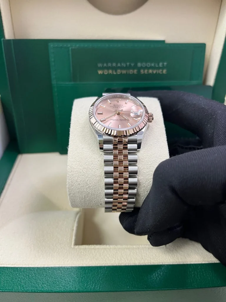 RLX Lady-Datejust 31mm 279171 Sundust Index Oyster Stainless Steel and Rose Gold