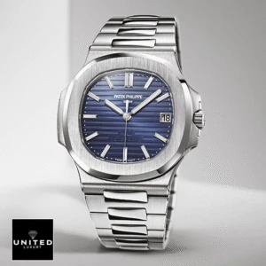 Patek Philippe Nautilus Platinum Blue Replica