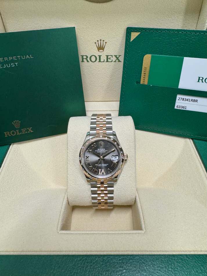 RLX Datejust m278341-0029/0030 Slate Dial 31mm Dial Oyster Bracelet