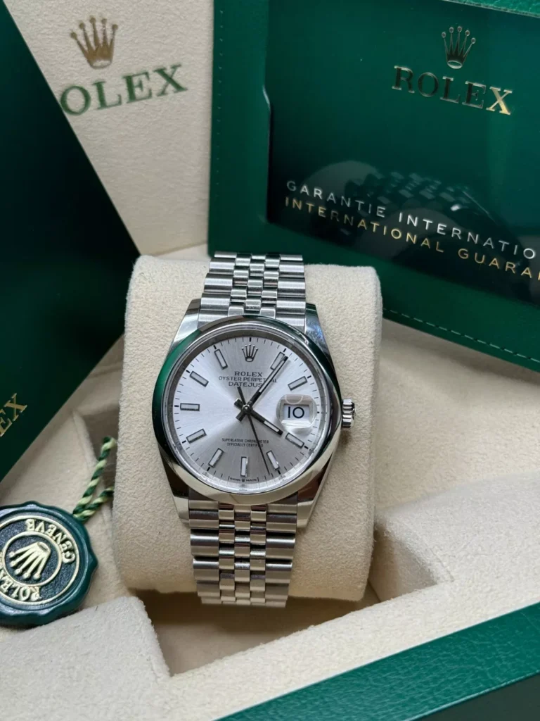 RLX Datejust 36mm 126200 Oyster Perpetual Silver Dial Jubilee Stainless Steel