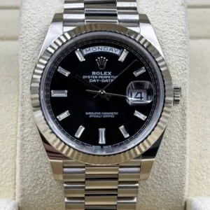 RLX Day-Date 40mm Black Diamonds Dial 228236-0004