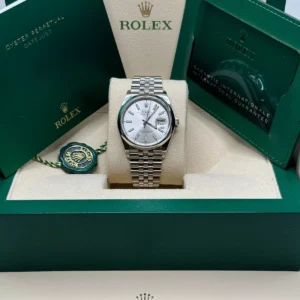 RLX Datejust 36mm 126200 Oyster Perpetual Silver Dial Jubilee Stainless Steel