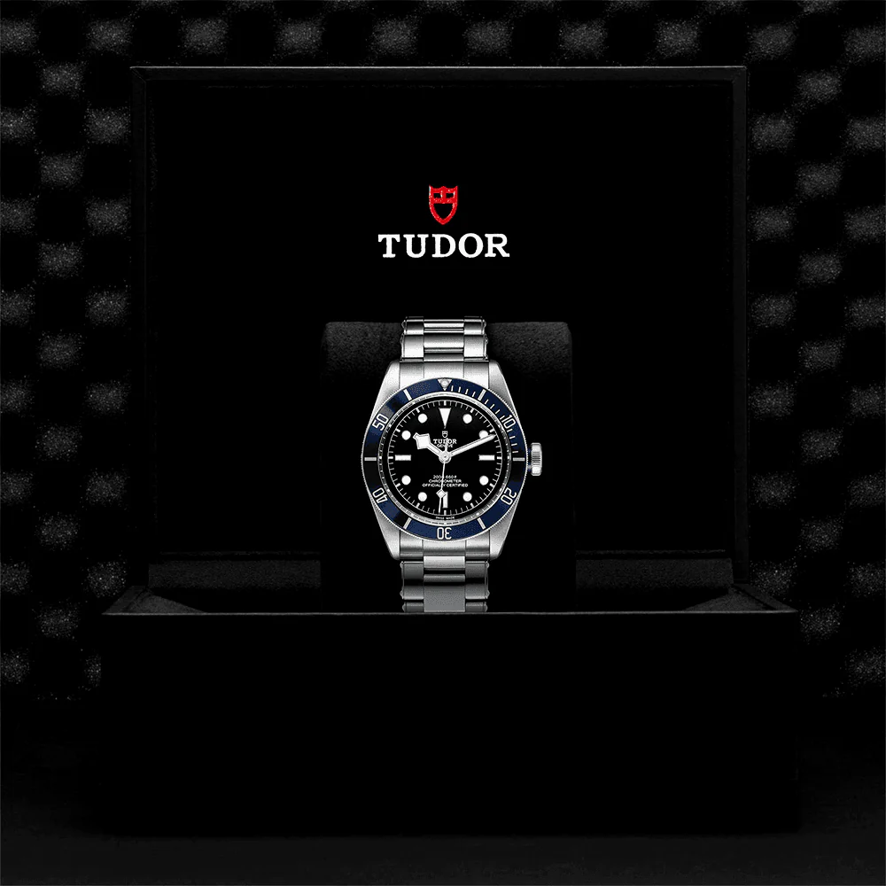 【7A Quality】TUDOR Black Bay 41mm Black Dial & Blue Bezel Men's Automatic Bracelet Watch M79230B-0008