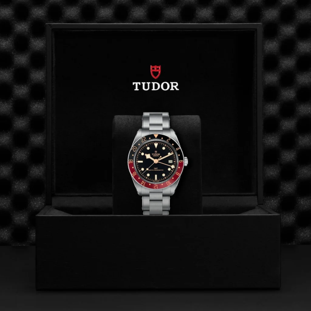 【7A Quality】TUDOR Black Bay 58 GMT 39mm Black/Red Bezel Automatic Bracelet Watch M7939G1A0NRU-0001