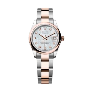RLX Datejust m278241-0025/0026 White Mother-of-Pearl 31mm Dial Oyster Bracelet Watch