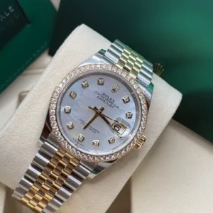 RLX Datejust 36mm 126283 White Mother-of-Pearl Dial Jubilee Bracelet Watch