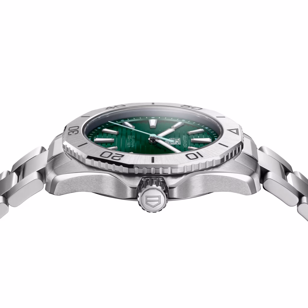 【7A Quality】TAG Heuer Aquaracer Professional 200 Solargraph 40mm Mens Watch Green WBP1115.BA0000