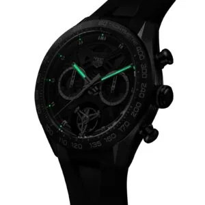 【7A Quality】TAG Heuer Carerra Chronograph Tourbillon Extreme Sport 44mm Mens Watch Black CBU5080.FT6272