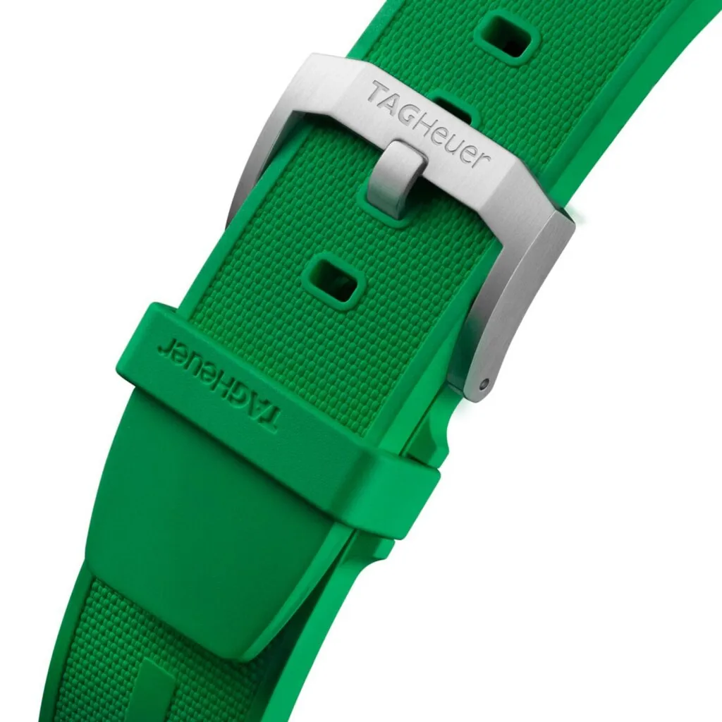 【7A Quality】TAG Heuer Formula 1 Quartz Chronograph 200M 43mm Mens Watch Green Rubber CAZ101AP.FT8056
