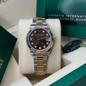 RLX Datejust m278271-0027/0028 Chocolate 31mm Dial Oyster Bracelet Watch