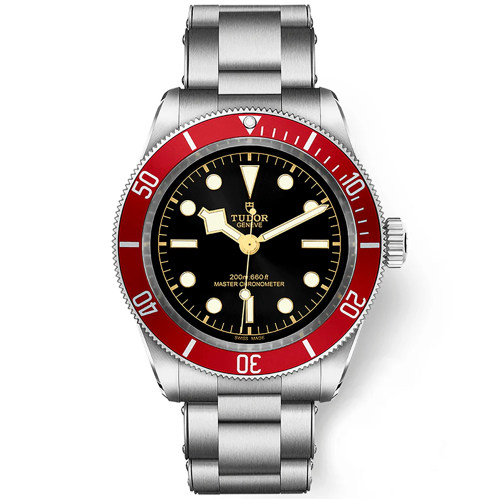 【7A Quality】TUDOR Black Bay 41mm Black Dial & Red Bezel Men's Bracelet Watch M7941A1A0RU-0001