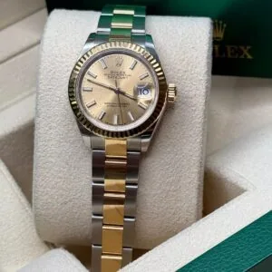 RLX Lady-Datejust 31mm 279173 Champagne Index Dial Oyster Bracelet