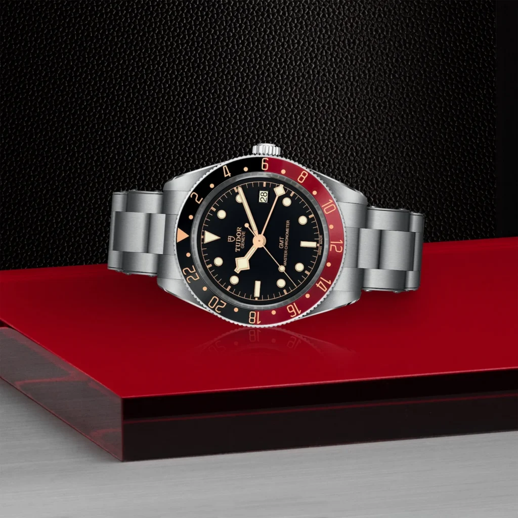 【7A Quality】TUDOR Black Bay 58 GMT 39mm Black/Red Bezel Automatic Bracelet Watch M7939G1A0NRU-0001