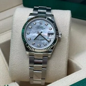 RLX Datejust m278274-0005/0006 31mm Mother-of-Pearl 31mm Dial Oyster Watch