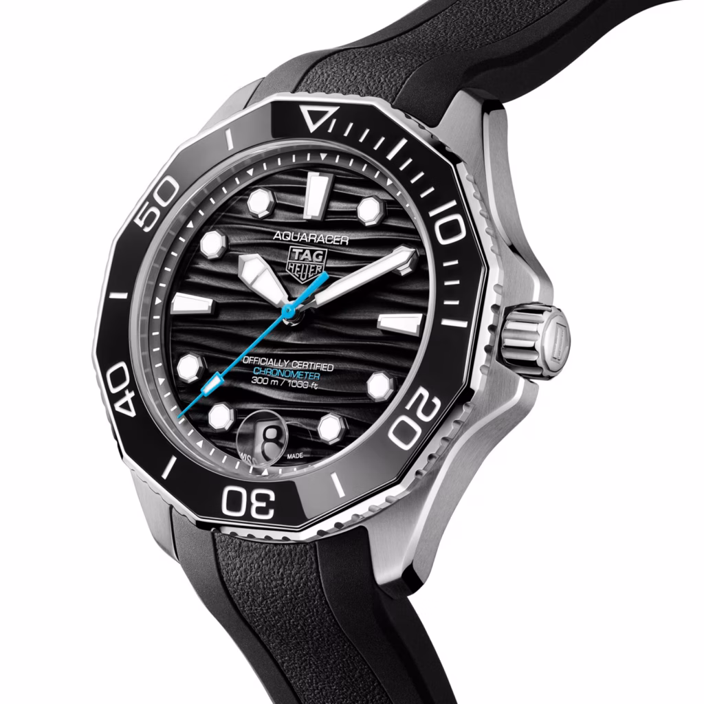 【7A Quality】TAG Heuer Aquaracer Professional 300 Date 42mm Mens Watch Black Rubber WBP5110.FT6257