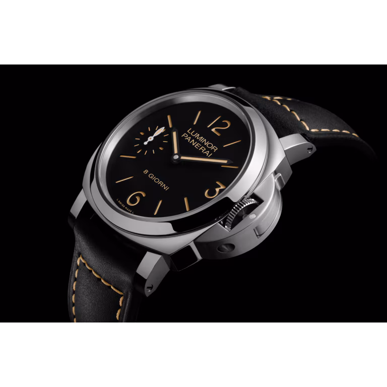 【7A Quality】Panerai Luminor 8 Giorni Black 44mm PAM00915