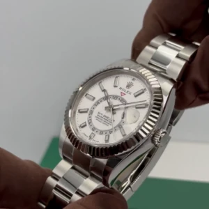 RLX Sky-Dweller 42mm 336934-0003/0004 Stainless Steel White Dial Oyster