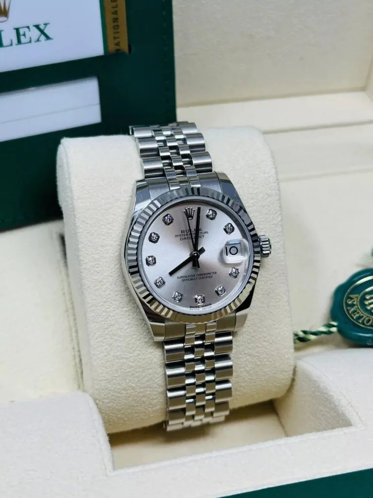 RLX Datejust m278274-0029/0030 Silver 31mm Dial Oyster Watch
