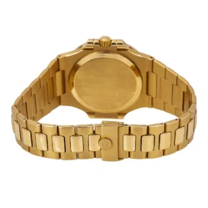 Patek Philippe Nautilus 3800 37MM White Dial With 18K Yellow Gold Bracelet