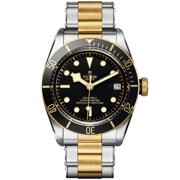 【7A Quality】TUDOR Black Bay S&G 41mm Black/Gold Dial Automatic Men's Bracelet Watch M79733N-0008