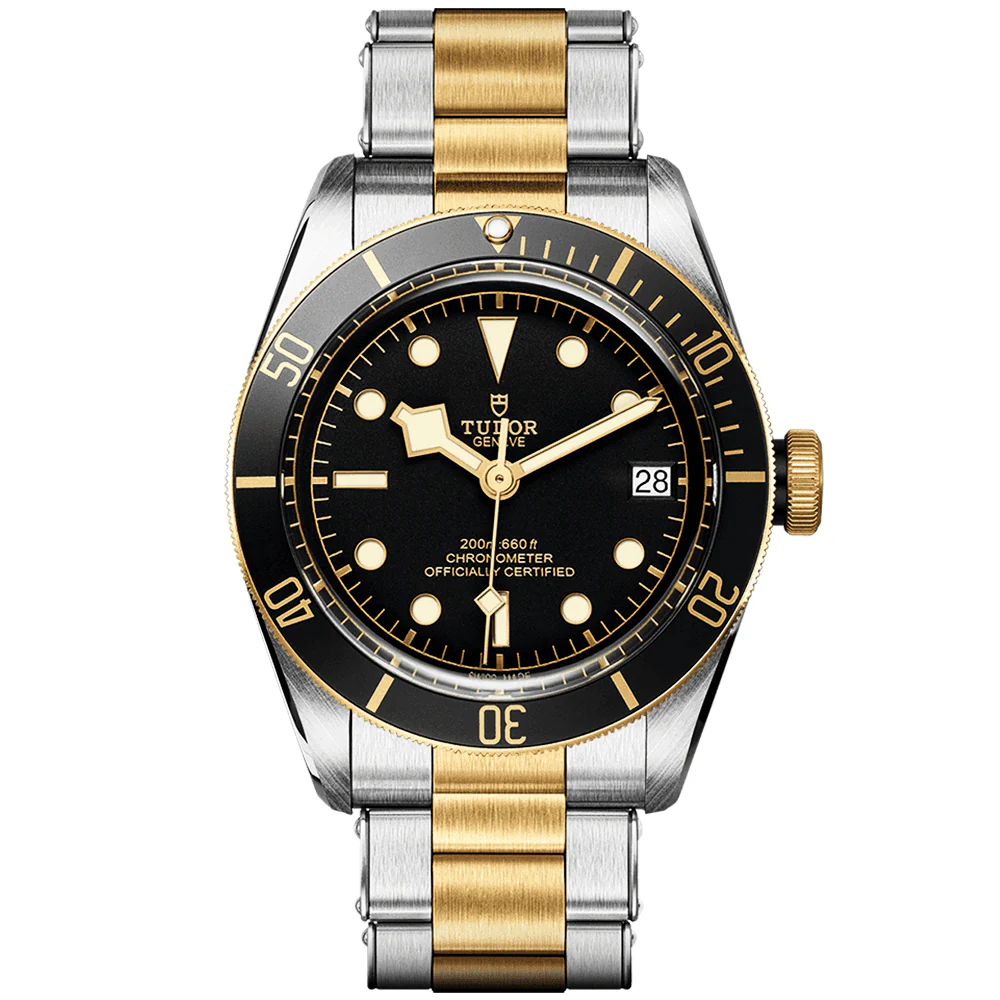 【7A Quality】TUDOR Black Bay S&G 41mm Black/Gold Dial Automatic Men's Bracelet Watch M79733N-0008