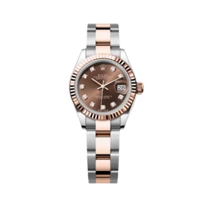 RLX Lady-Datejust 31mm 279171 Chocolate Diamond Oyster Stainless Steel and Rose Gold