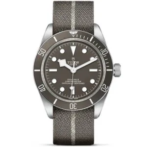 【7A Quality】TUDOR Black Bay 58 925 39mm Silver Case Taupe Dial Fabric Strap Watch