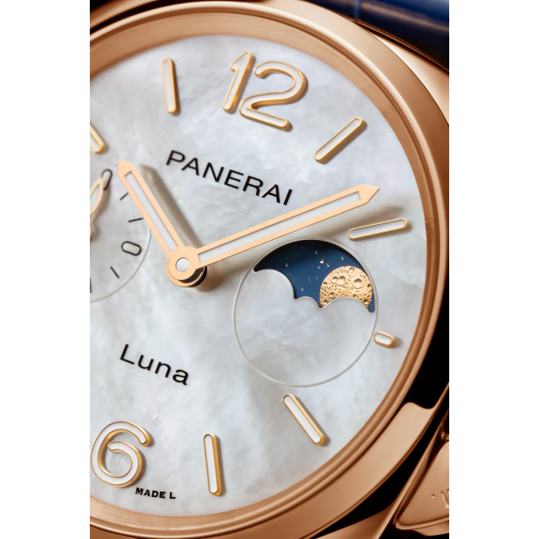 【7A Quality】Panerai Luminor Due Luna Goldtech™ Madreperla 38mm PAM01181