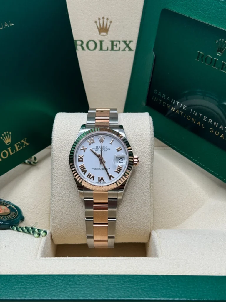 RLX Datejust m278271-0001/0002 White 31mm Dial Oyster Bracelet Watch