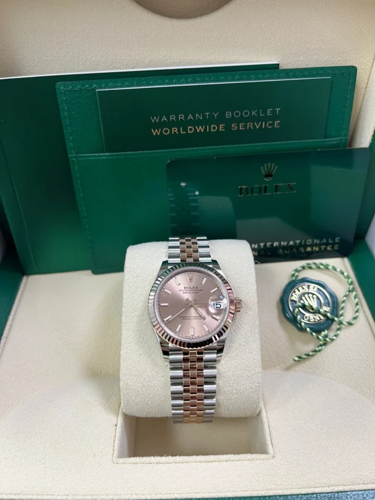 RLX Lady-Datejust 31mm 279171 Sundust Index Oyster Stainless Steel and Rose Gold