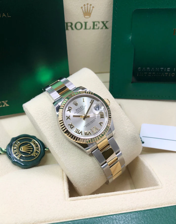 RLX Datejust m278273-0003/0004 31mm Silver Dial Stainless Steel and Yellow Gold Oyster Watch