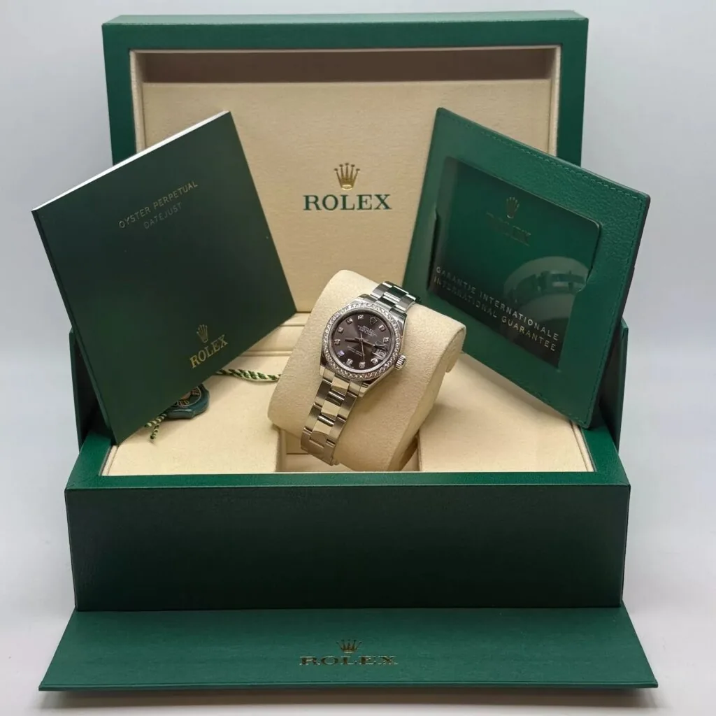 RLX Lady-Datejust 31mm 279384RBR Dark Gray set with Diamonds