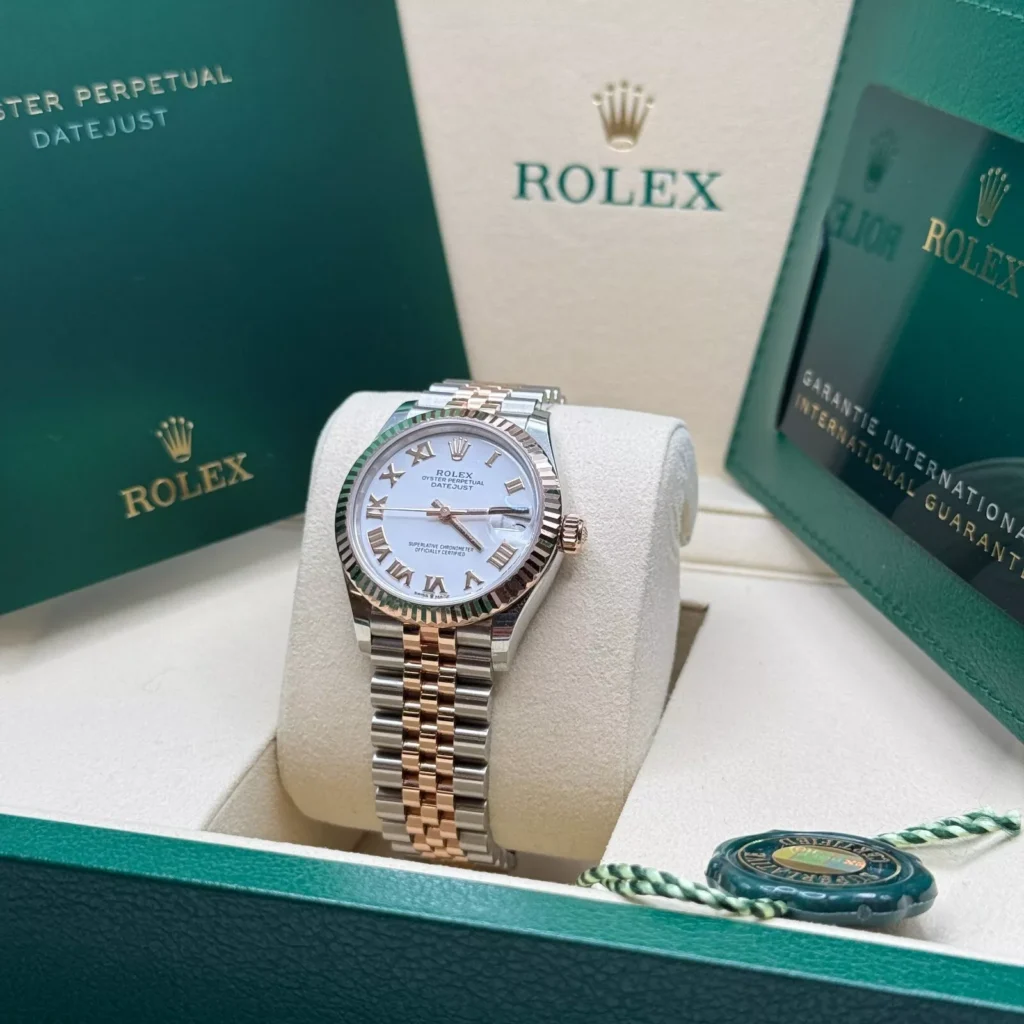 RLX Datejust m278271-0001/0002 White 31mm Dial Oyster Bracelet Watch