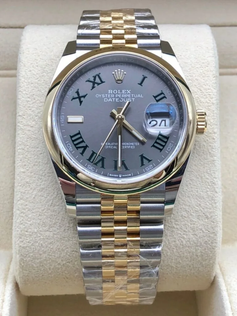 RLX Datejust 36mm 126203 Slate Dial 36mm Domed Bezel Oyster Bracelet