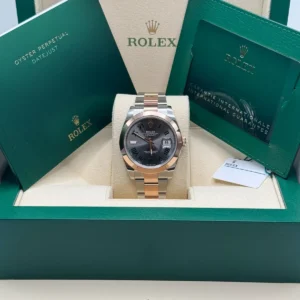 RLX Datejust 41mm 126331 Oyster Band Steel and Everose Gold Men’s Watch