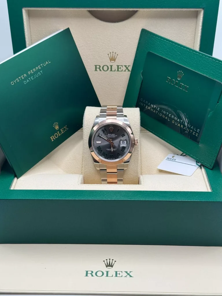 RLX Datejust 41mm 126331 Oyster Band Steel and Everose Gold Men’s Watch