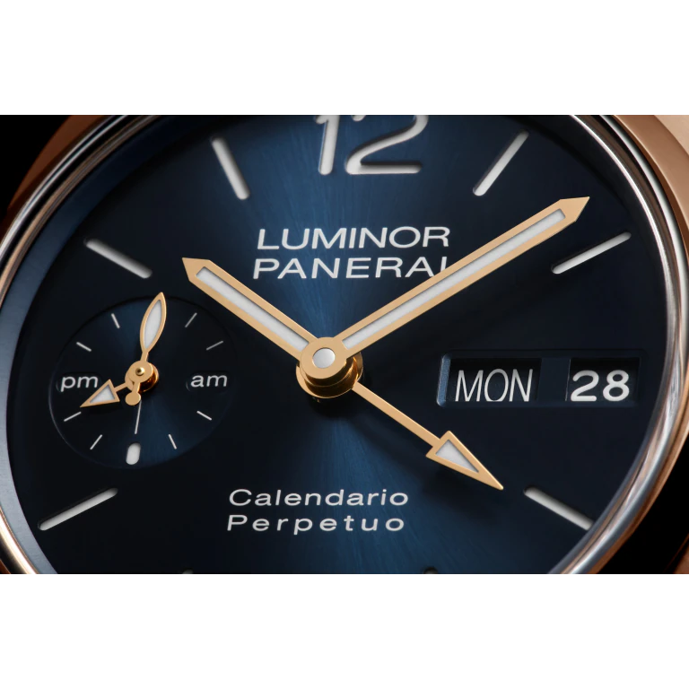 【7A Quality】Panerai Luminor Perpetual Calendar GMT Goldtech™ 44mm PAM00742