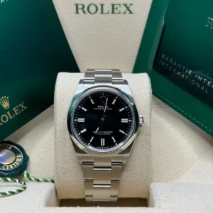 RLX Oyster Perpetual 36mm 126000-0014 Black Dial Oyster Stainless Steel Bracelet