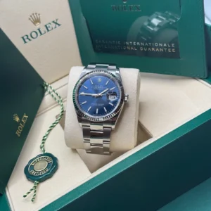 RLX Datejust 36mm 126234 Blue Index Dial 36mm Oyster Stainless Steel